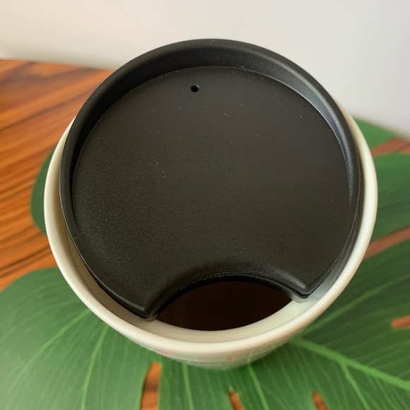 Starbucks Kitchen Starbucks Ceramic Coffee Cup Twist Open Lid 2oz